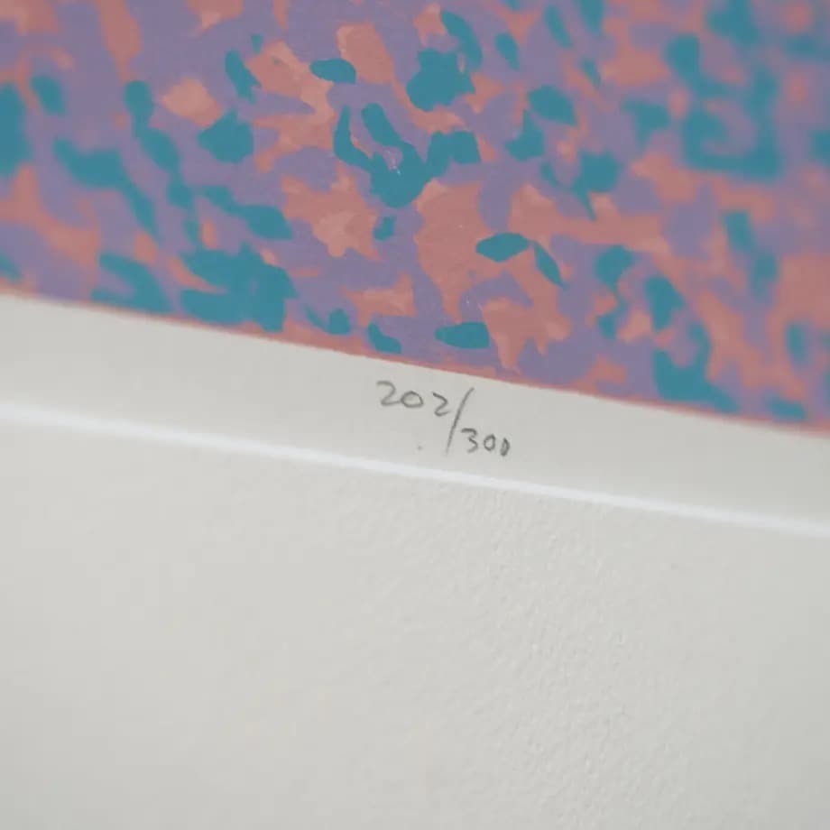 80年代　シルクスクリーン　アート作品