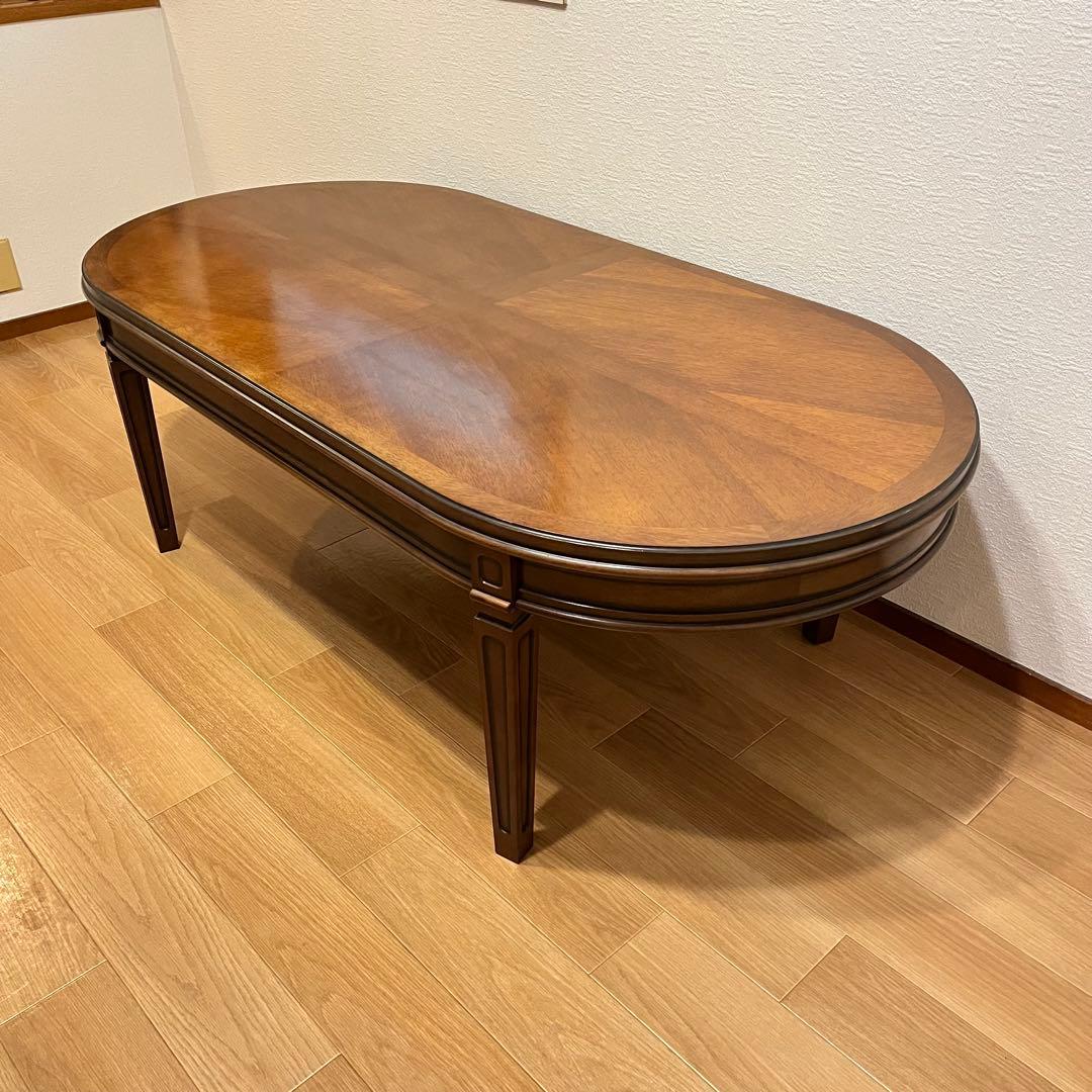 マルニ木工 地中海ロイヤル センターテーブル 大型 オーバル 国産家具