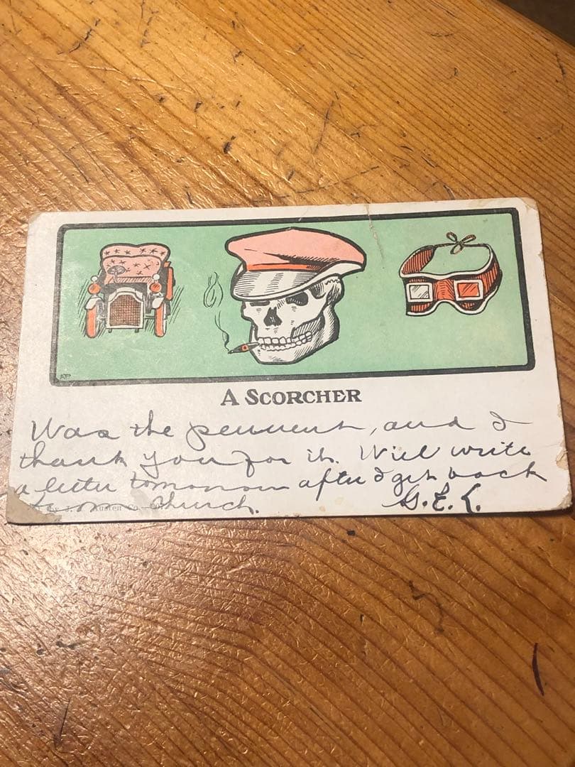 アンティーク　スカル　髑髏　骸骨　ハロウィン　ビンテージ　レトロ　ドクロ