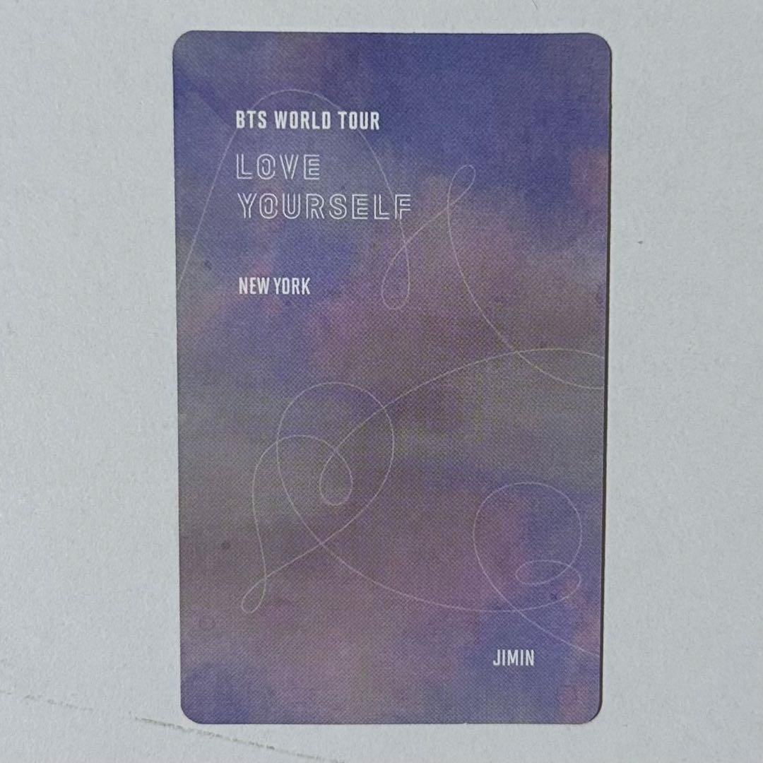 BTS 防弾少年団 JIMIN ジミン トレカ new york ①