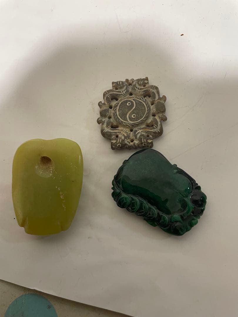 玉石彫刻　3点セット
