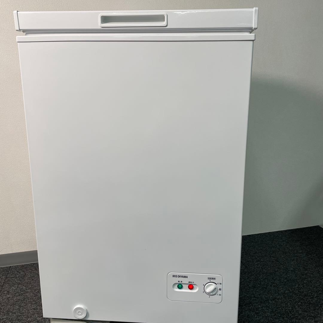 動作確認清掃済　アイリス　冷凍庫　100L ICSD-10A-W 2019年