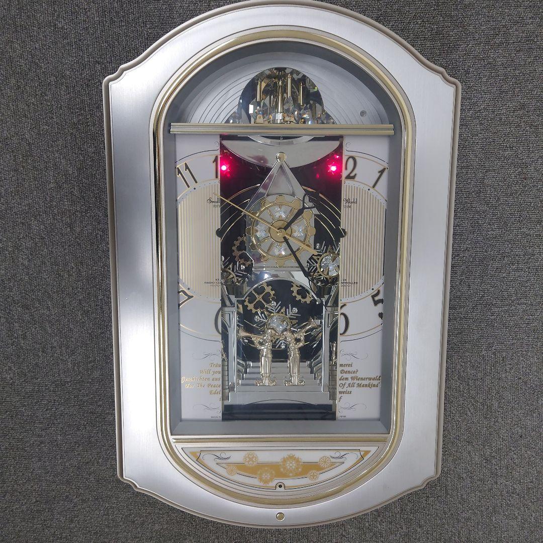 RHYTHM 掛け時計 スモールワールド4MN427RH