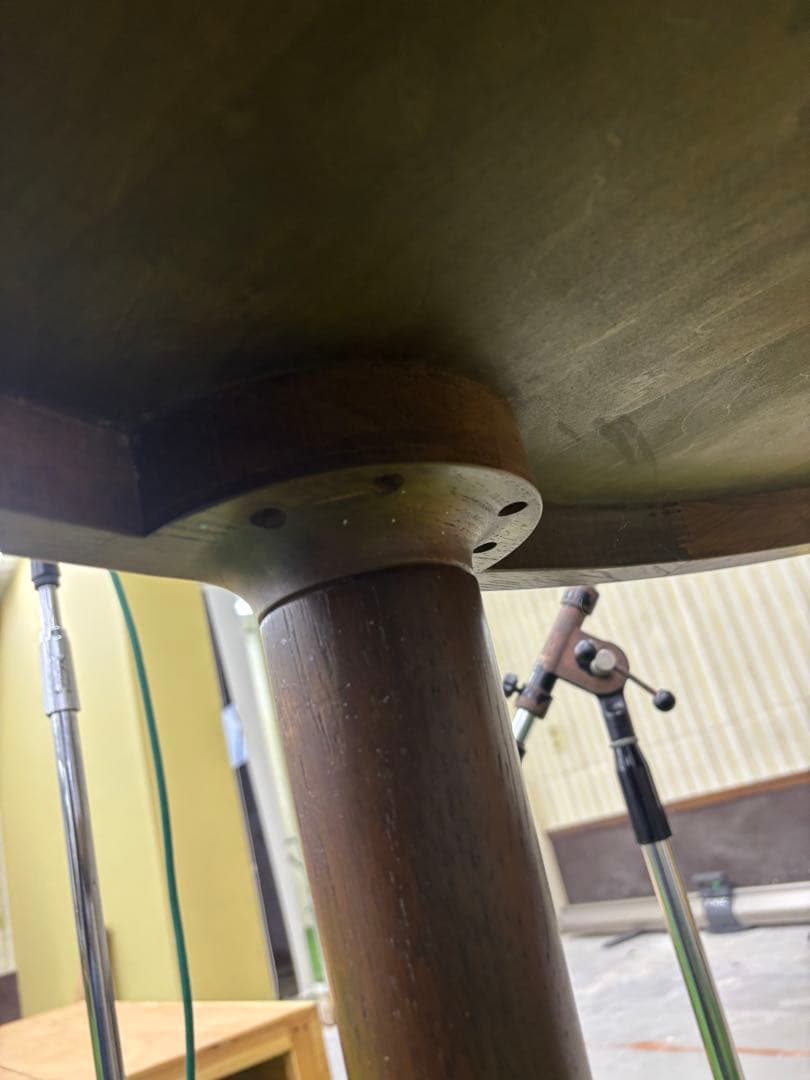 天然木　ヒッコリー　円形　テーブル