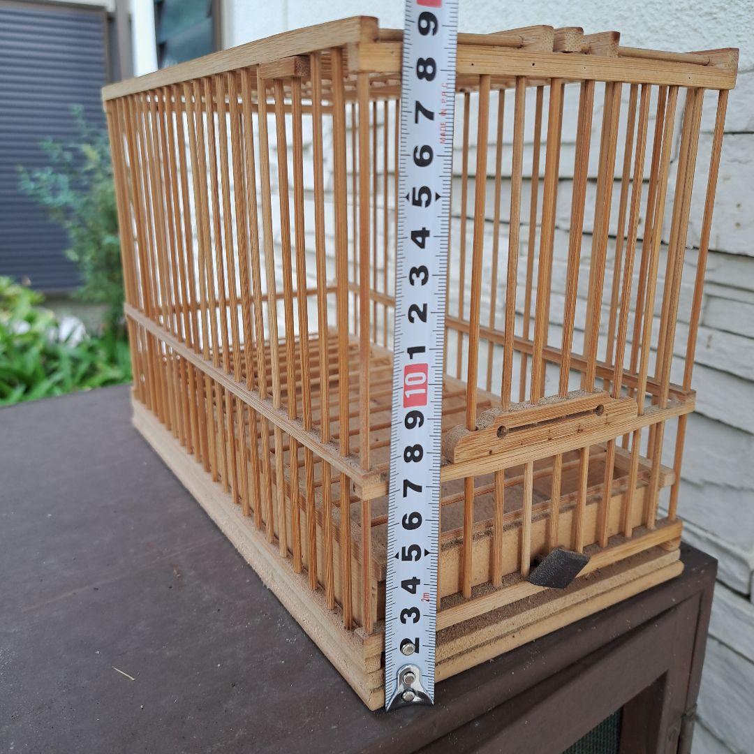 鳥籠　鳥かご　メジロ　9個　+　収納木棚