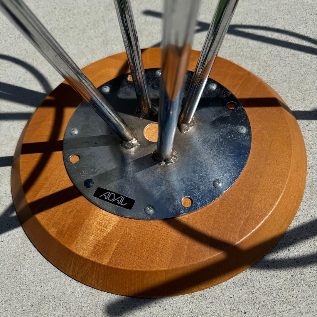 ACTUS　スツール　2脚セット　木製　円形座面　カウンターチェア