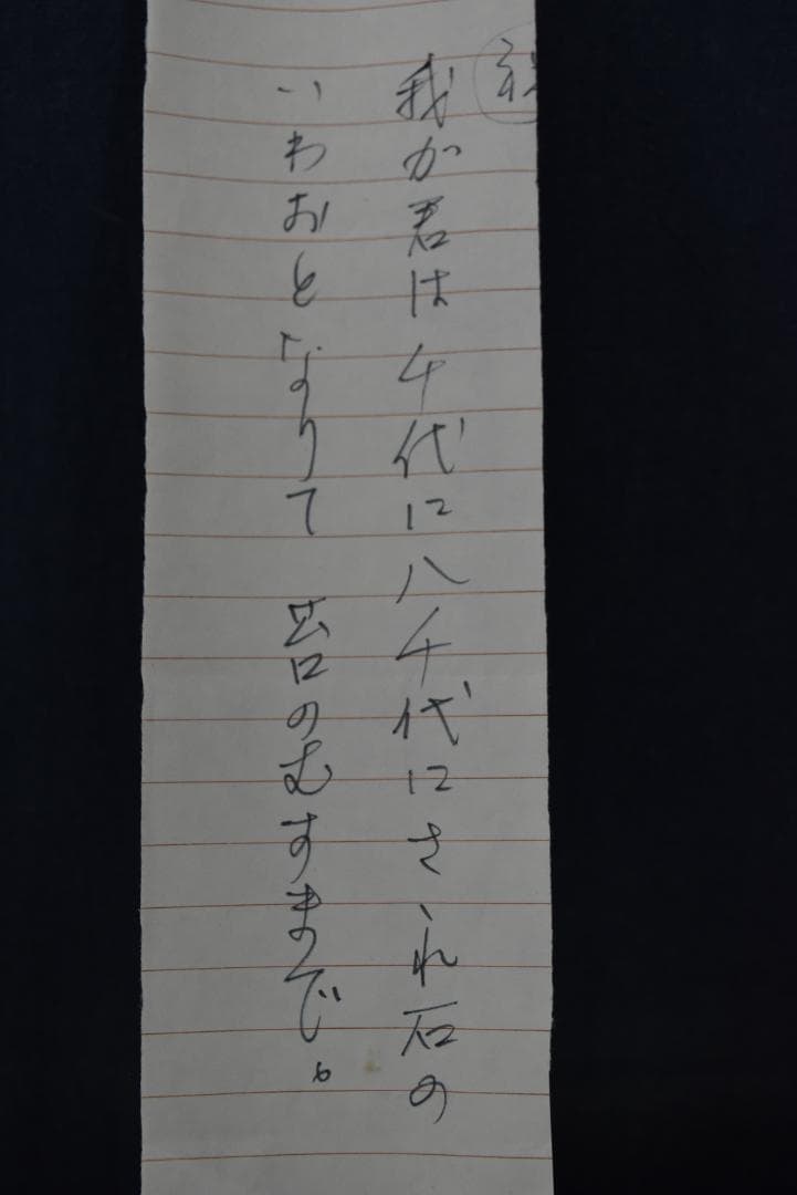 【真作】新屋敷春雷/我が君は千代に八千代に・・/和漢朗詠/掛軸☆宝船☆Z-702