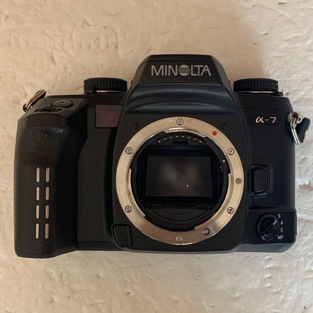 ジャンク ミノルタ MINOLTA α-7 フィルムカメラ 壊れています
