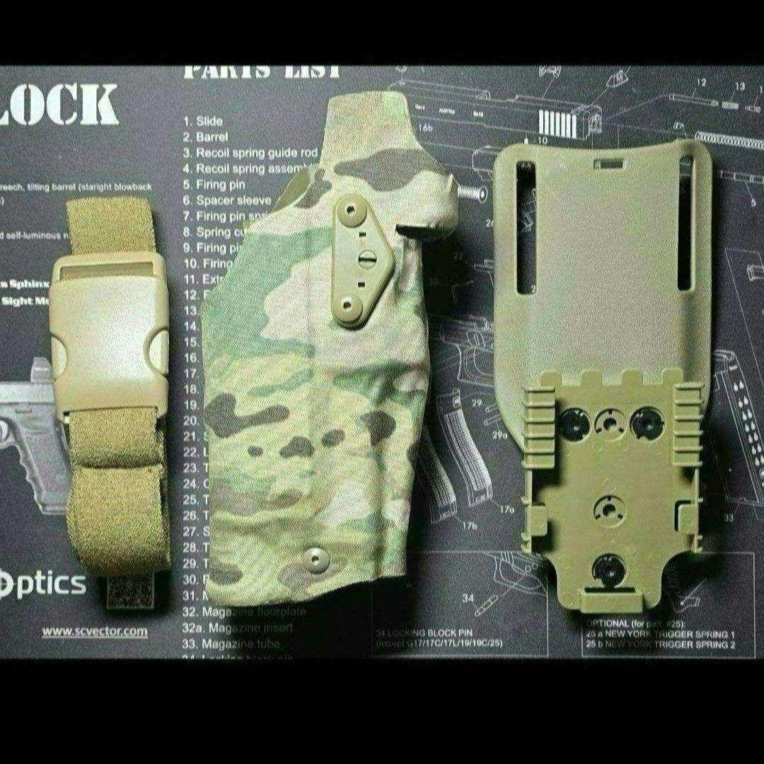 サファリランド　レプリカ　ホルスター　マルチカム　右用