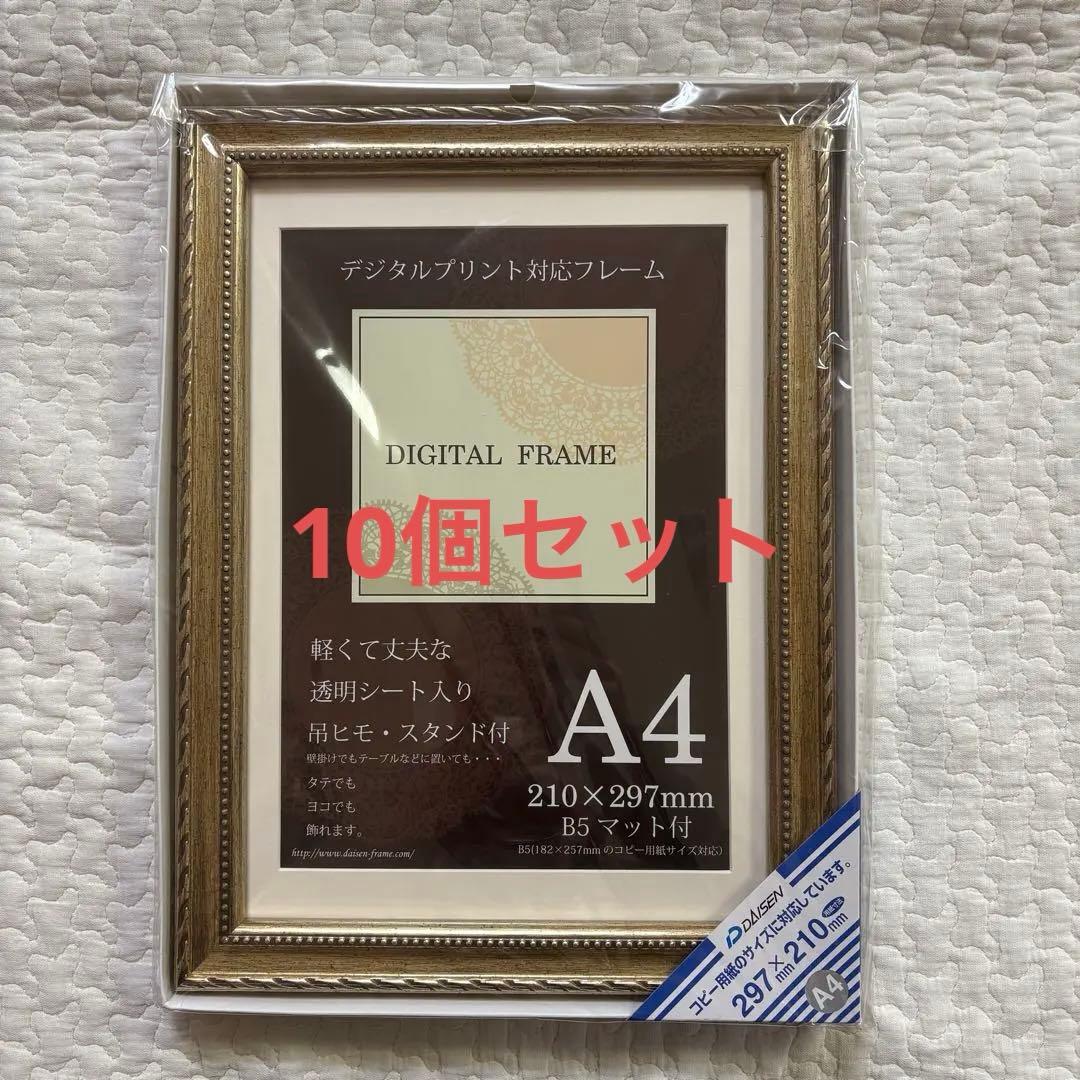 大仙　OA額　フクシアA4 シルバー　10個セット