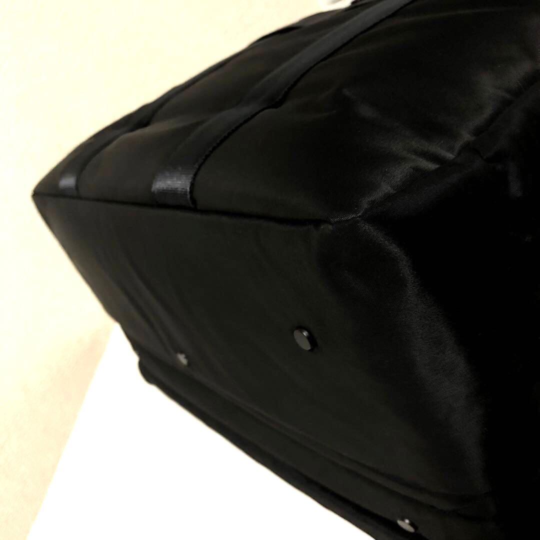 未使用級✨ポータータイム オーバーナイト 2way ボストン 3層 A4ブラック