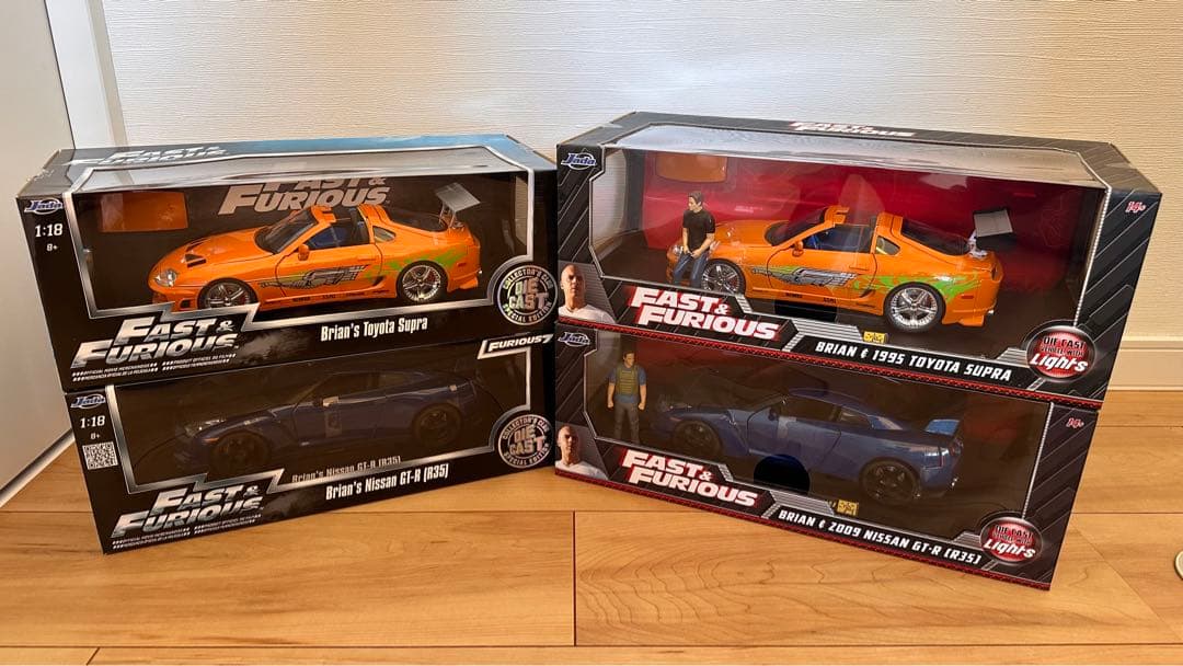 希少！4台！jada toys 1/18 ワイルドスピード R35 スープラ