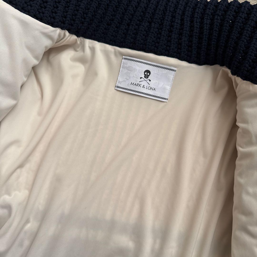 MARK&LONAマークアンドロナ 裏地付ニット切り替え ジャケット 36(S)
