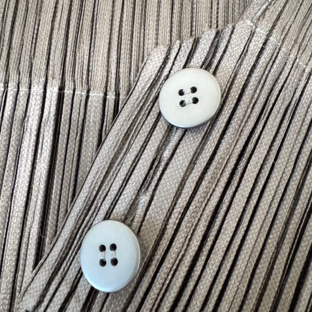 極美品✨PLEATS PLEASE XXLプリーツ　ワイドパンツ　ブラウン　膝丈