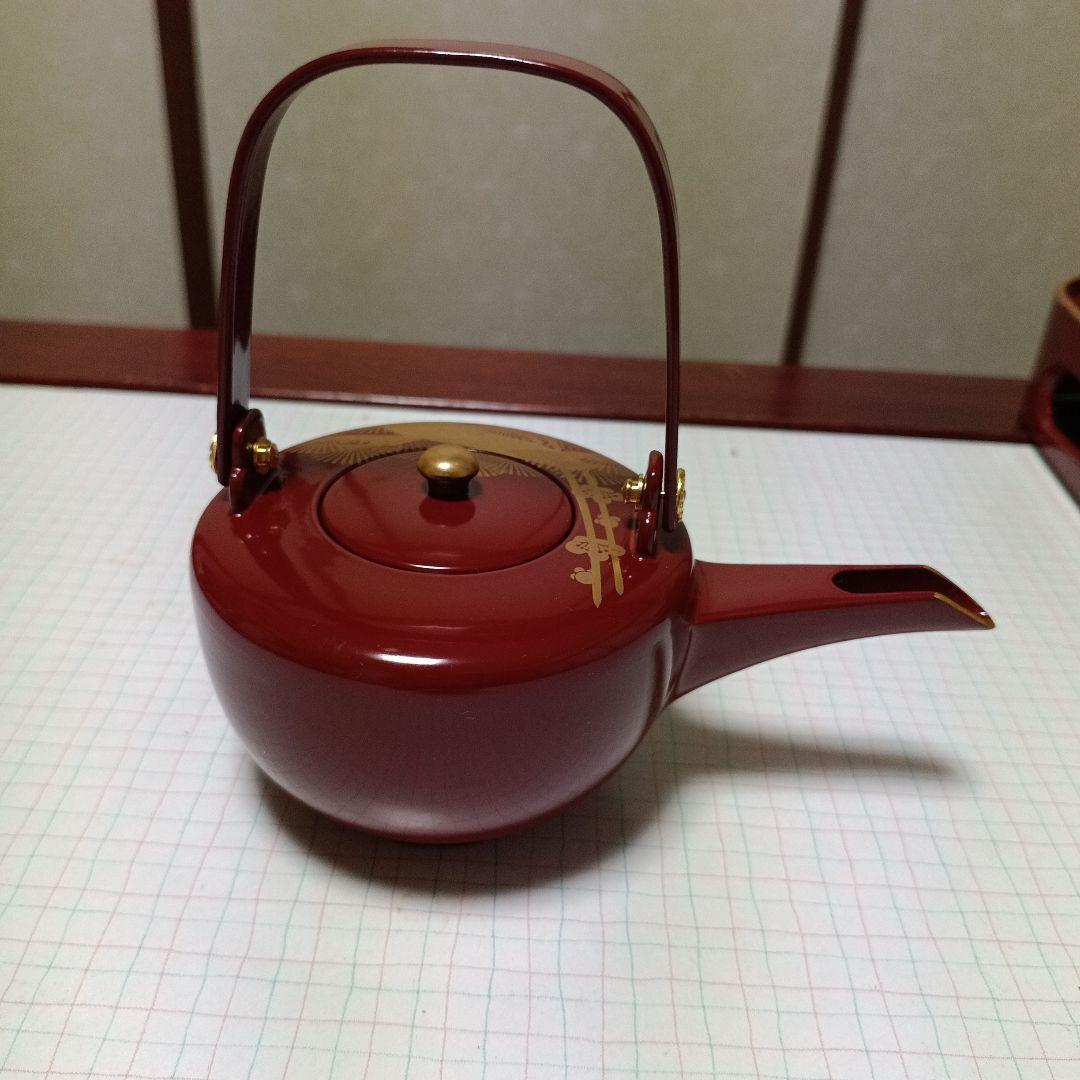 漆器 茶器セット 金箔装飾