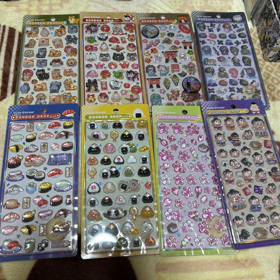 正規品　ボンボンドロップシール　和柄