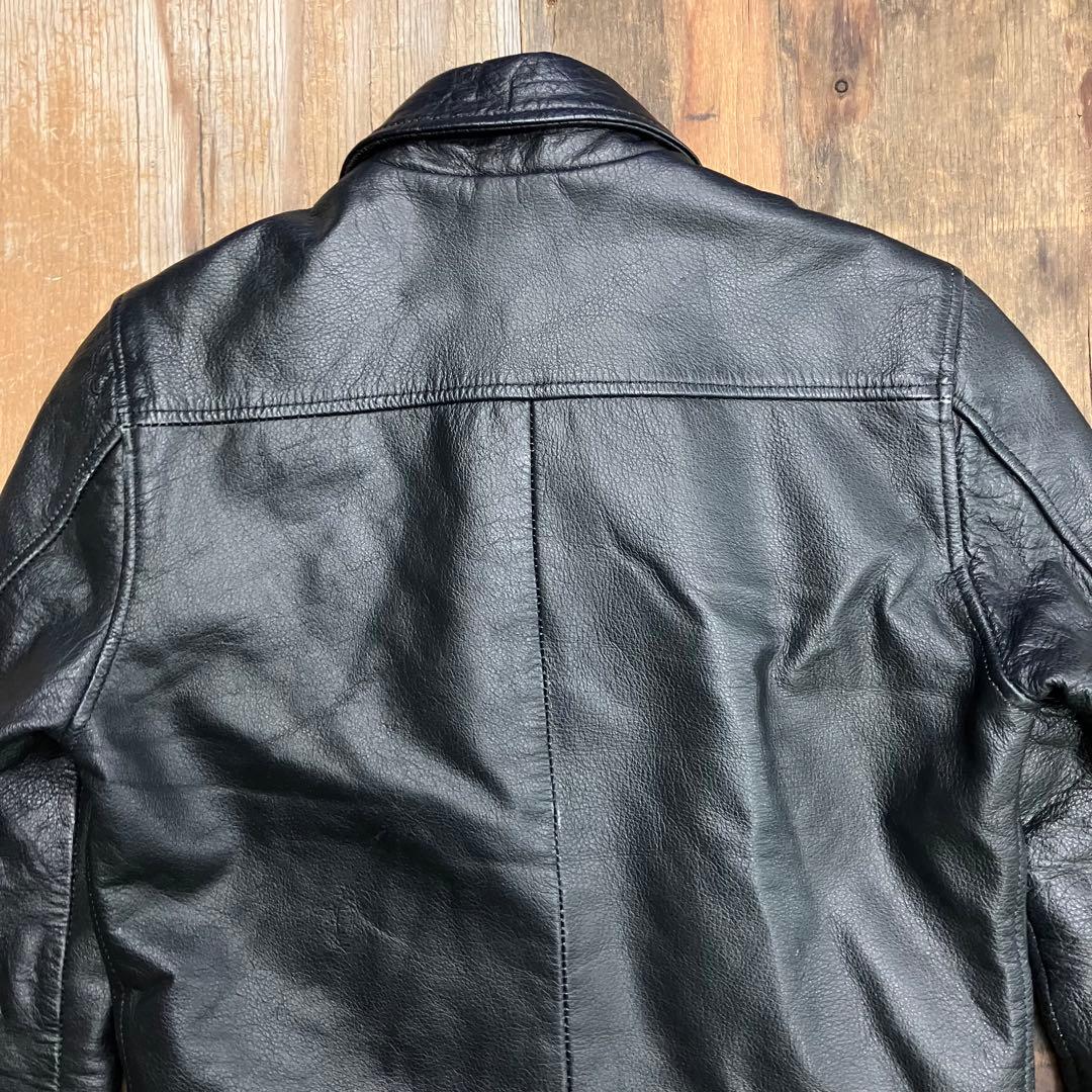90s Freedom レザーダブルライダースジャケット 水牛革 VINTAGE