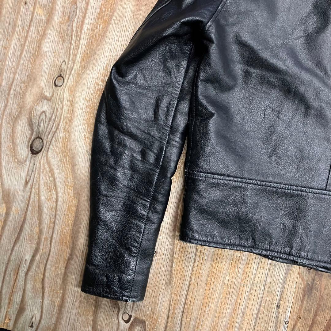 90s Freedom レザーダブルライダースジャケット 水牛革 VINTAGE