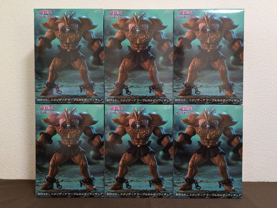 遊☆戯☆王 封印されしエクゾディア ケーブルホルダーフィギュア 6体セット