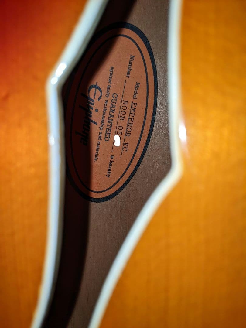 Epiphone / Emperor VC / Regent (韓国ピアレス製)