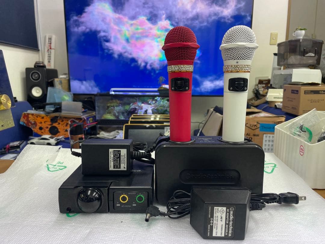 オーディオテクニカ製赤外線ワイヤレスマイクセットCLM7000デコ仕様
