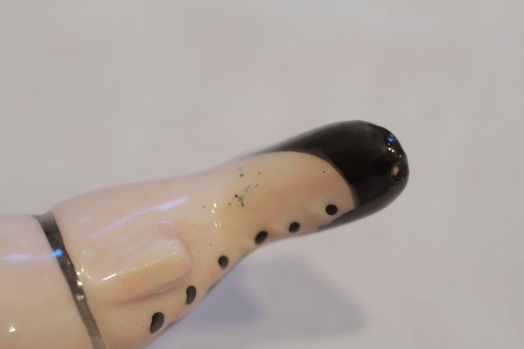 1930年頃　日本製　チャイナヘッドドール　頭部と手足のセット