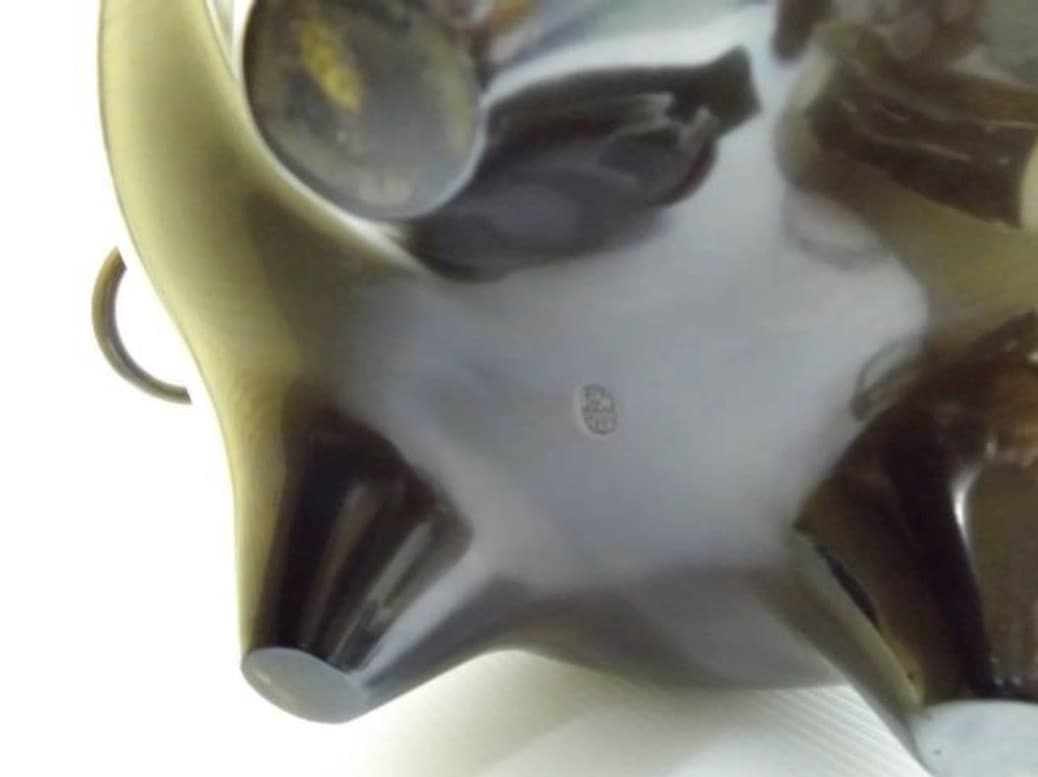 唐銅 鬼面風炉 釡師 佐藤清光 風炉師 釡谷寛斎 共箱 電熱器