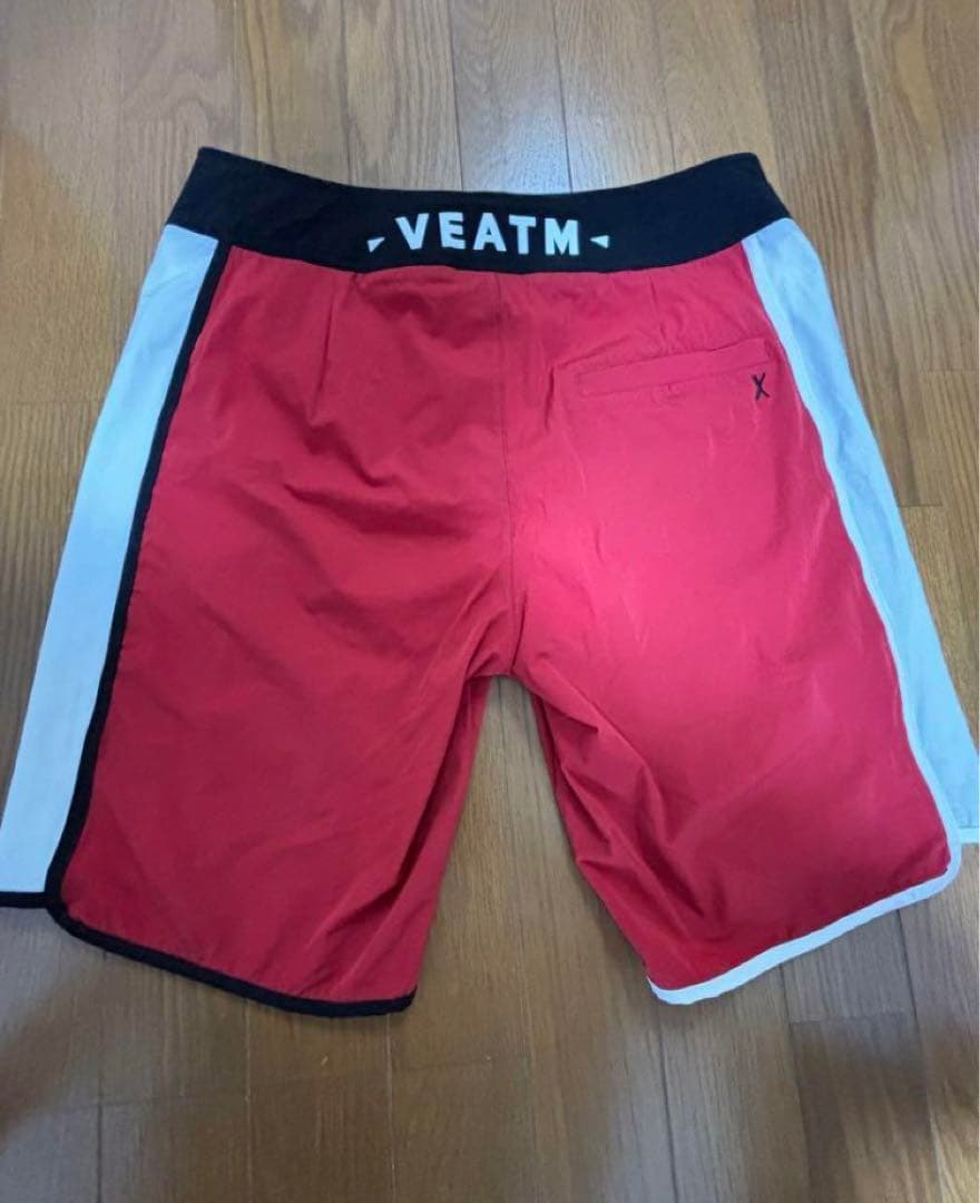 VEATM サーフパンツL (赤)