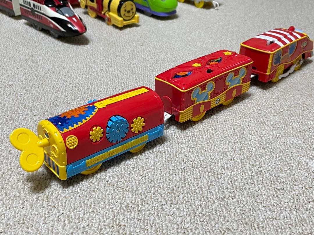 【Disneyプラレール】ディズニー キャラクター プラレール ７点セット