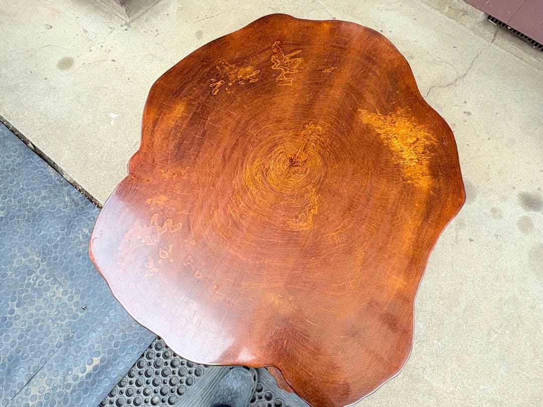 【値下げ】一枚板　花台　台座