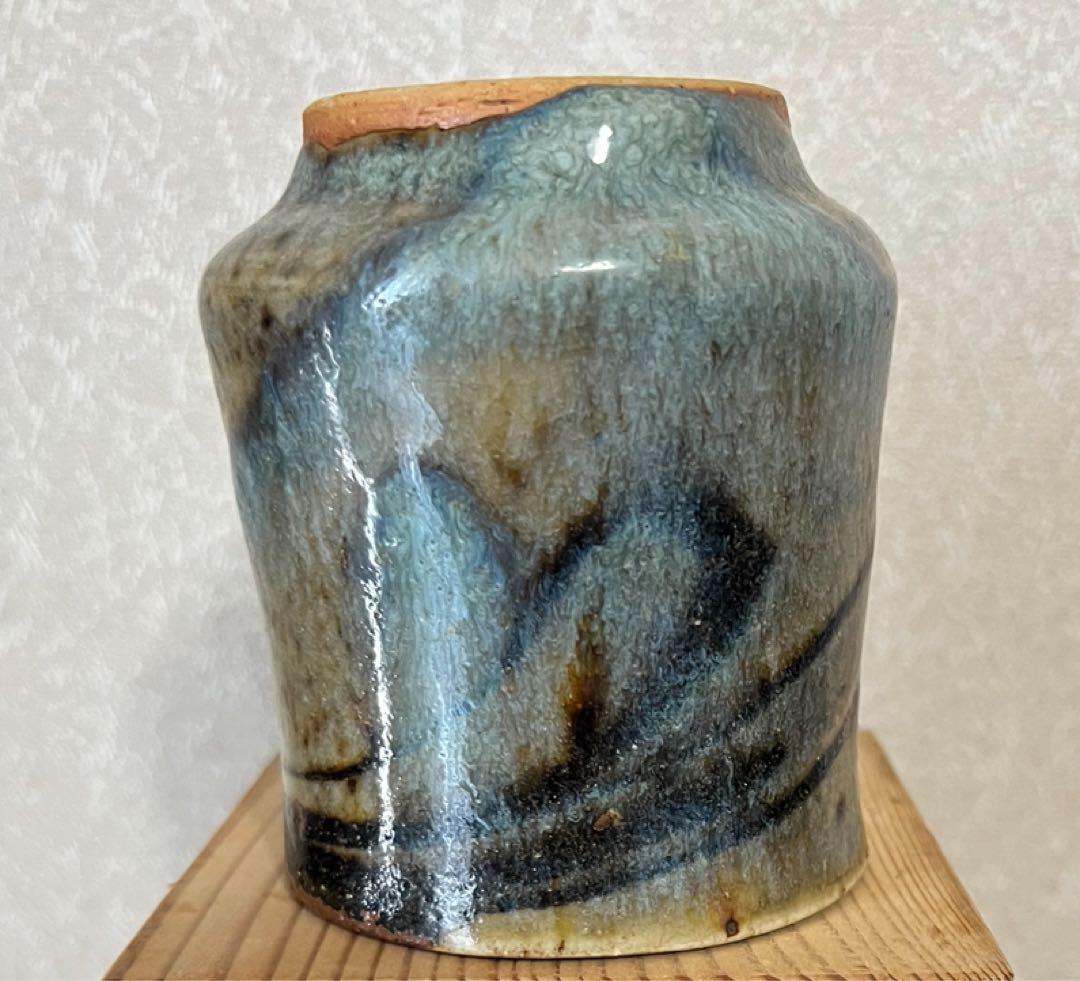 上田恒次の練り上げの湯呑み