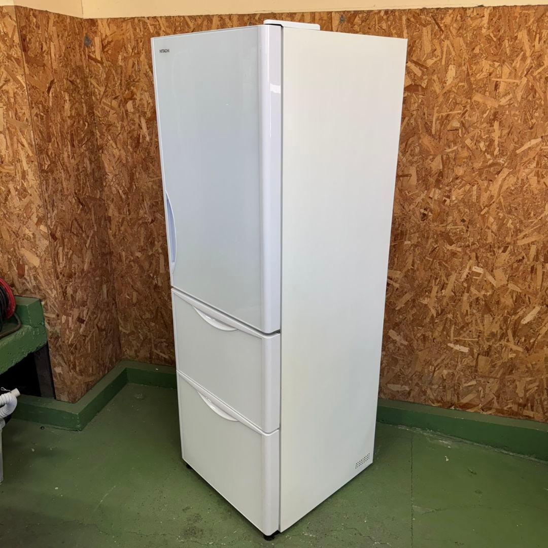 318 関東配送　冷蔵庫　大型　鏡面デザイン　自動製氷機付　美品　保証込　大人気