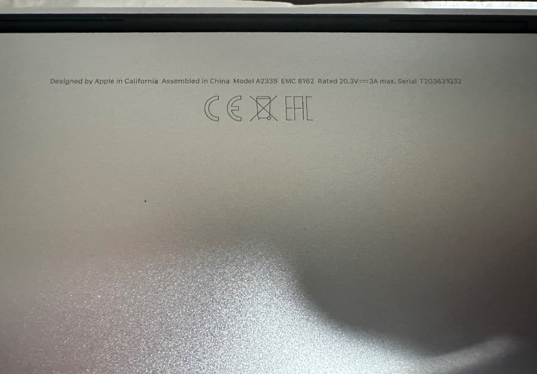 MacBook本体 Apple MacBook Pro 13 M2 2022 A2338