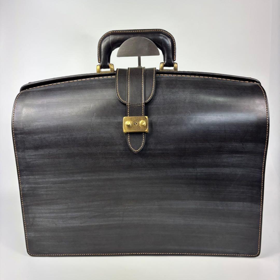 【廃盤】土屋鞄 ダレスバッグ ブライドルレザー ビジネスバッグ　ブラック