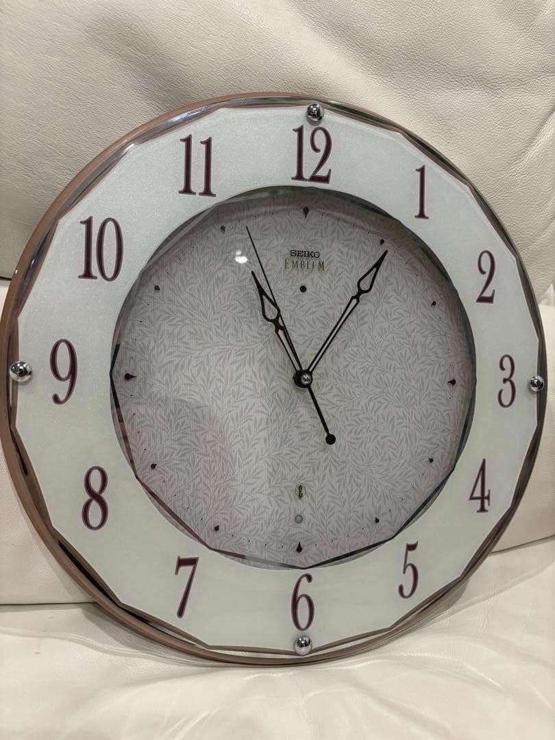 SEIKO EMBLEM HS524A セイコー エンブレム ホワイト 掛時計