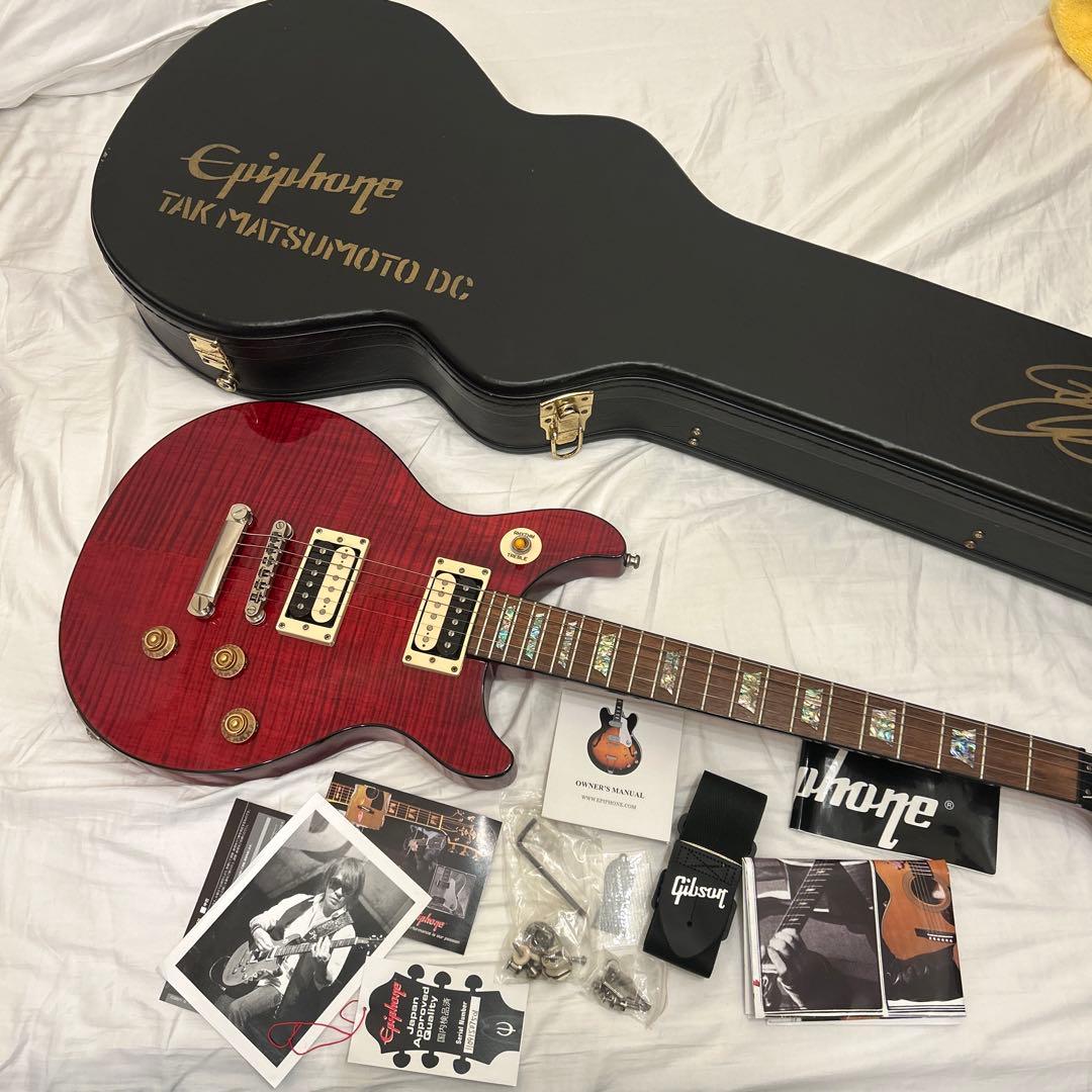 Epiphone TAK DC Cherry　松本孝弘