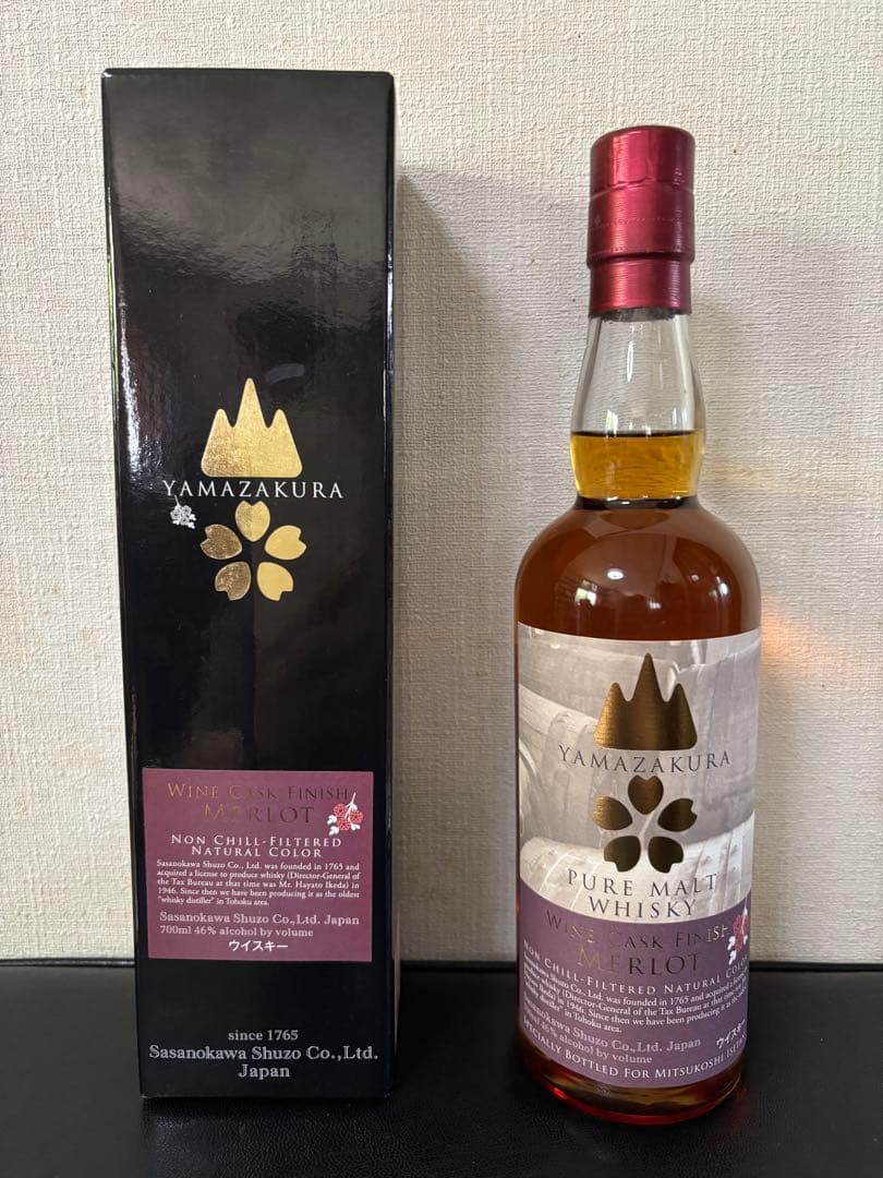 ウイスキー Yamazakura Pure Malt Whisky