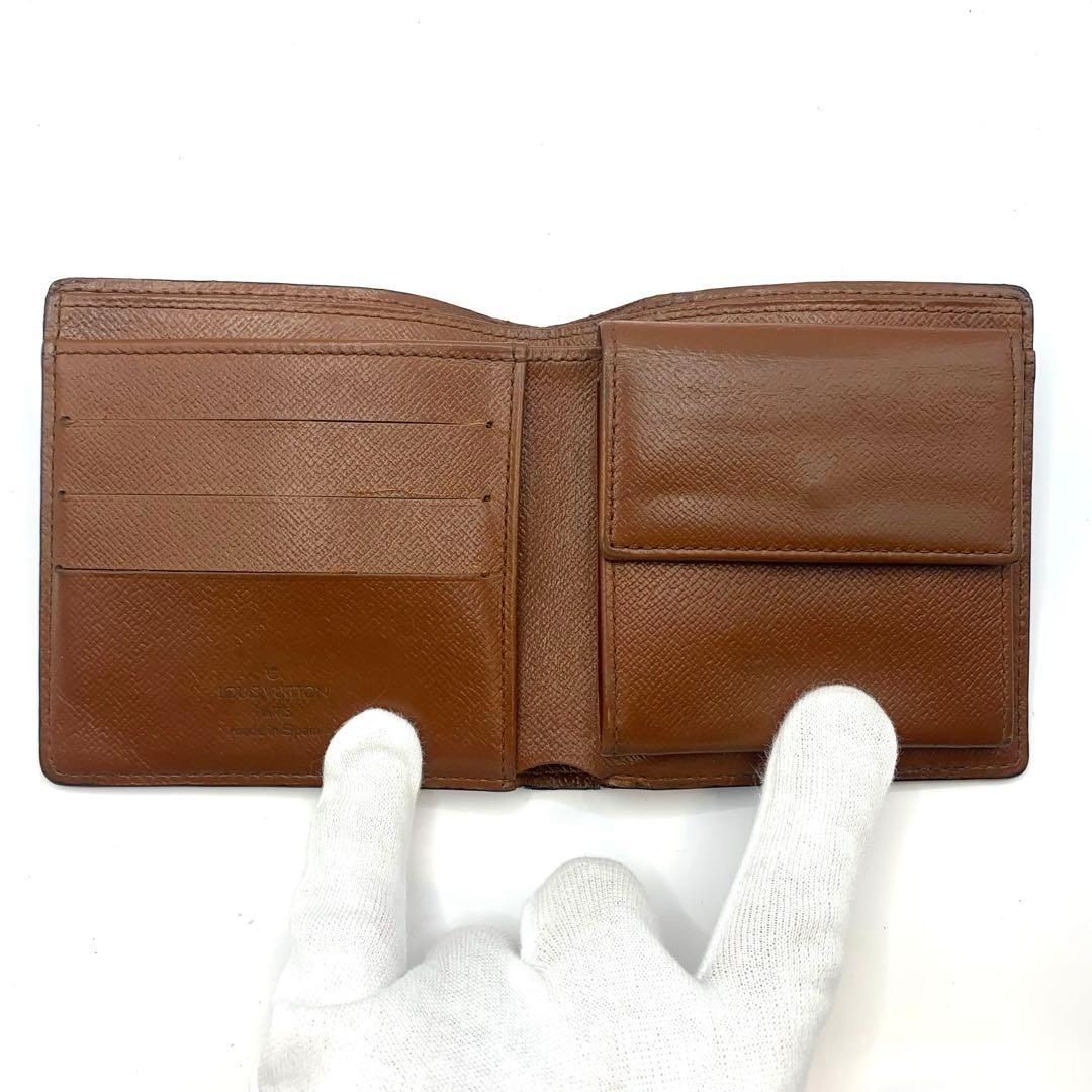 ルイヴィトン 二つ折り財布 ポルトフォイユ マルコ モノグラム コンパクト財布