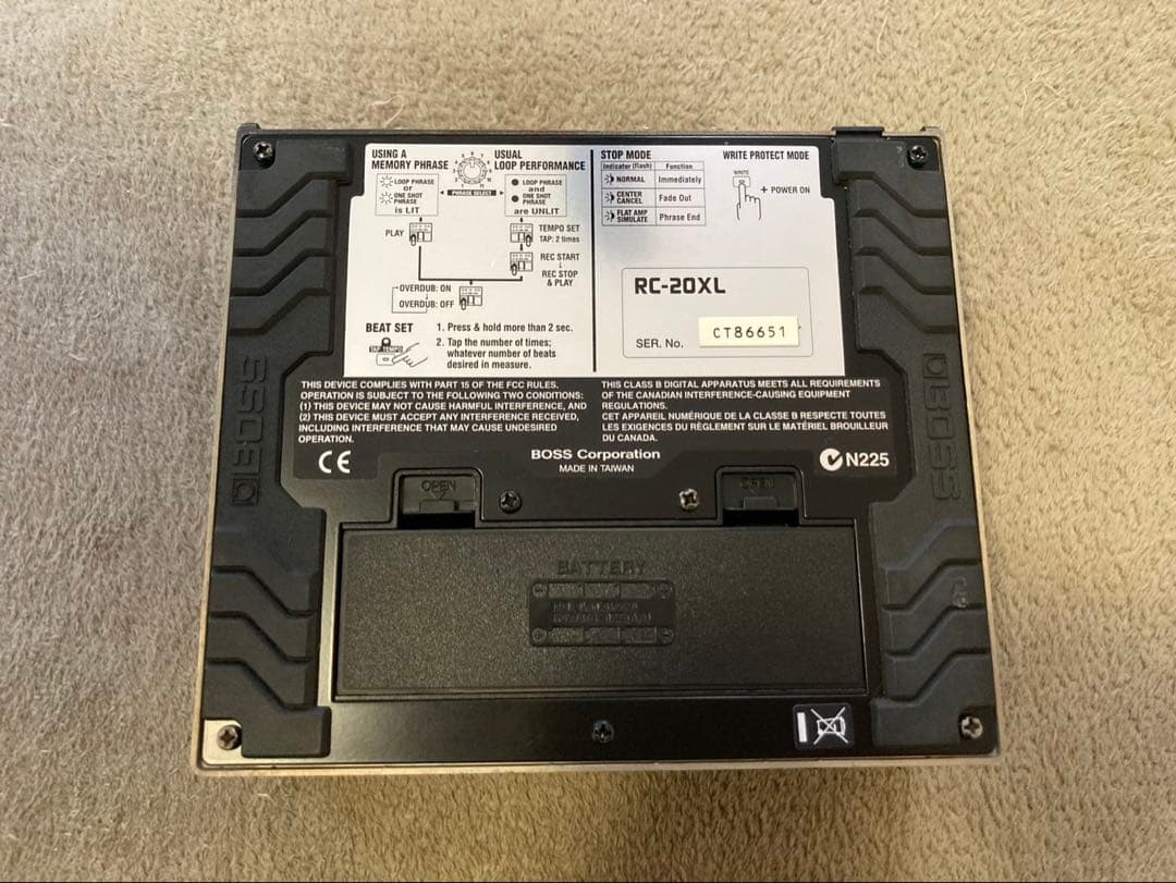 BOSS RC-20XL フレーズレコーダー