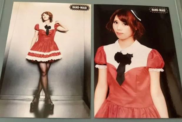 ◆BAND-MAID◆茜◆インディーズ時代生写真２枚セット新品未使用バンドメイド