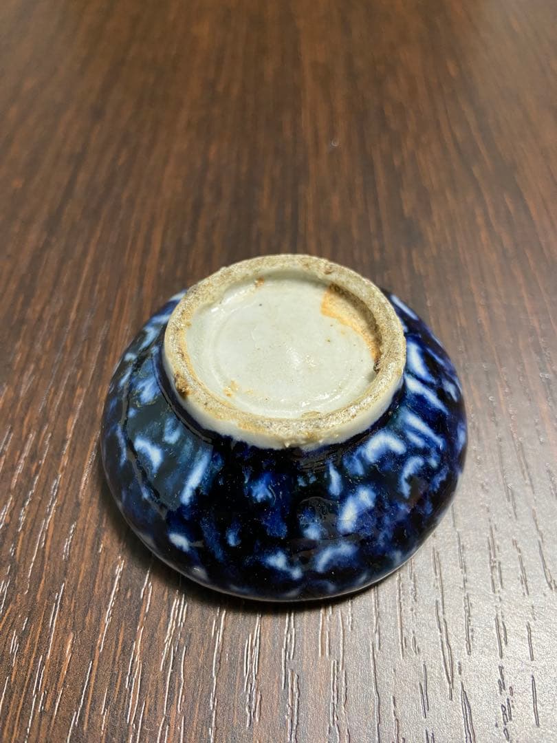 中国古美術　染付香合　呉須　染付　明　清　色絵