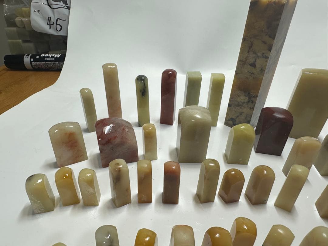 訳あり品　篆刻　印材　印石　まとめ　書道　落款　遊印　　ヒビ　使用済みなどなど