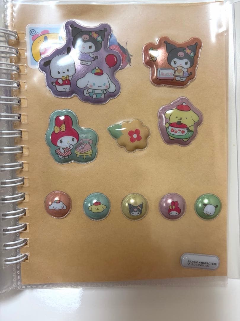 シール帳完成品　ボンボンドロップシール