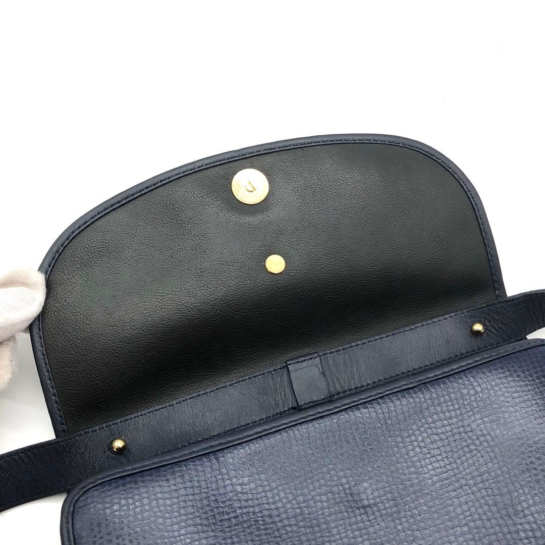 ✨希少・美品✨ディオール ショルダーバッグ CDロゴ ゴールド金具 レザー