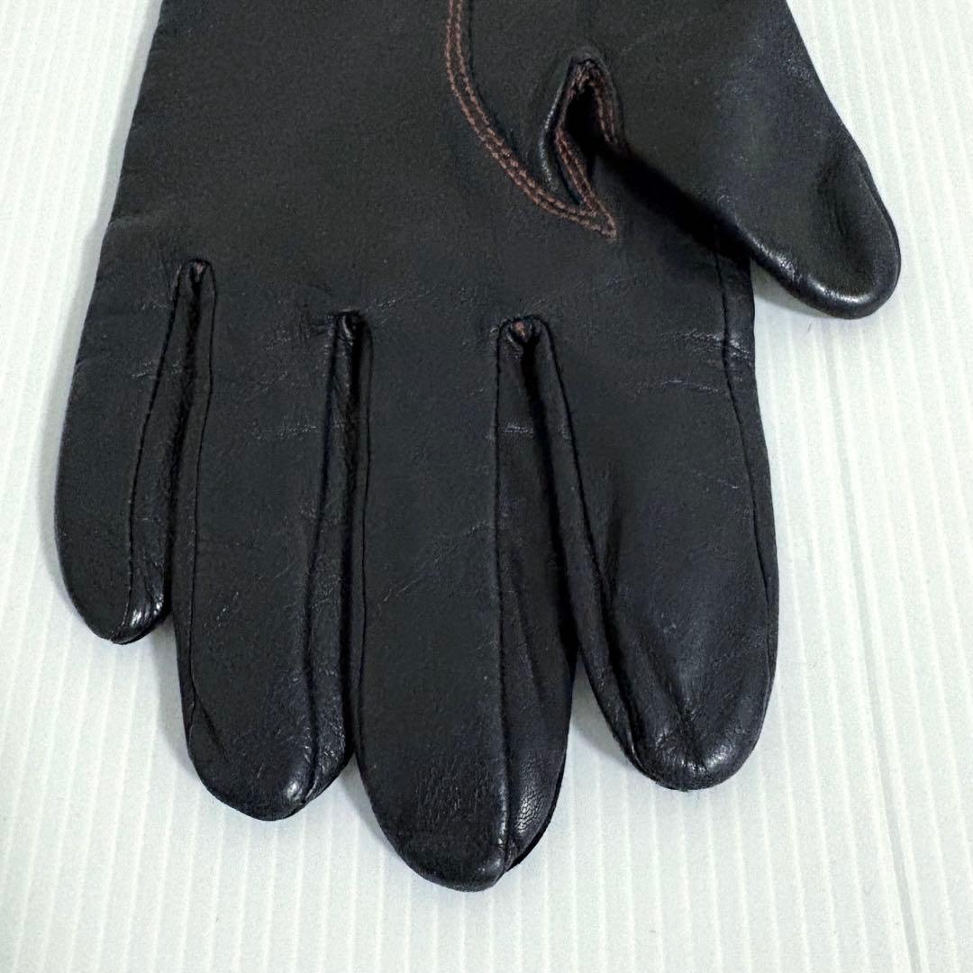 美品　ヴィヴィアンウエストウッド　革手袋　本革　ブラック