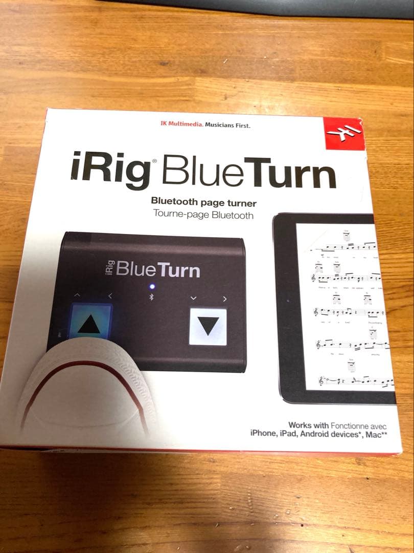 美品 iRig BlueTurn 譜めくり フットペダル Bluetooth