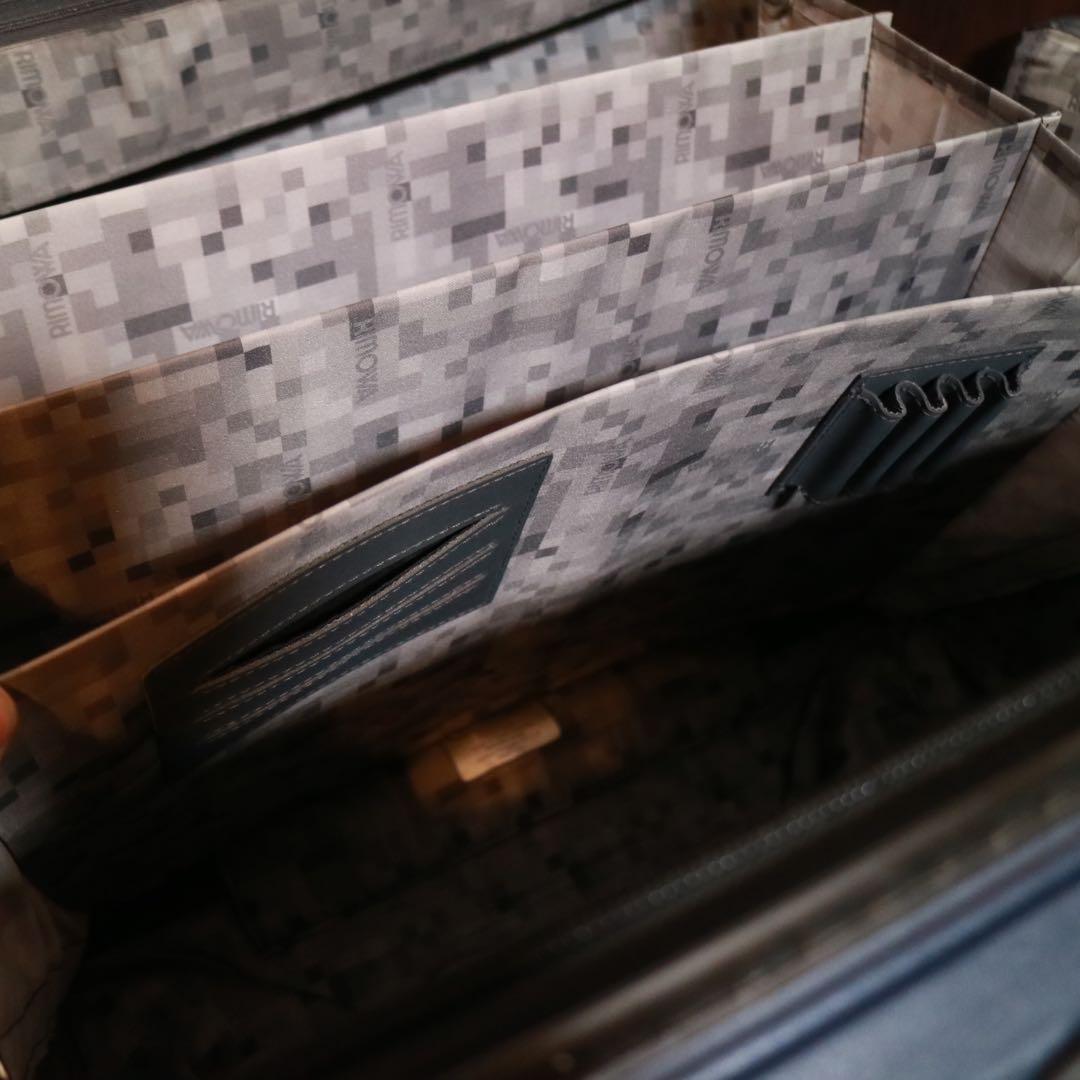 【美品】 RIMOWA サルサ ビジネストローリー ネイビー 4輪 スーツケース