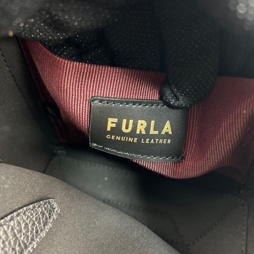 【超美品】フルラ　現行　ネット　ハンドバッグ　ショルダーバッグ　2way ミニ