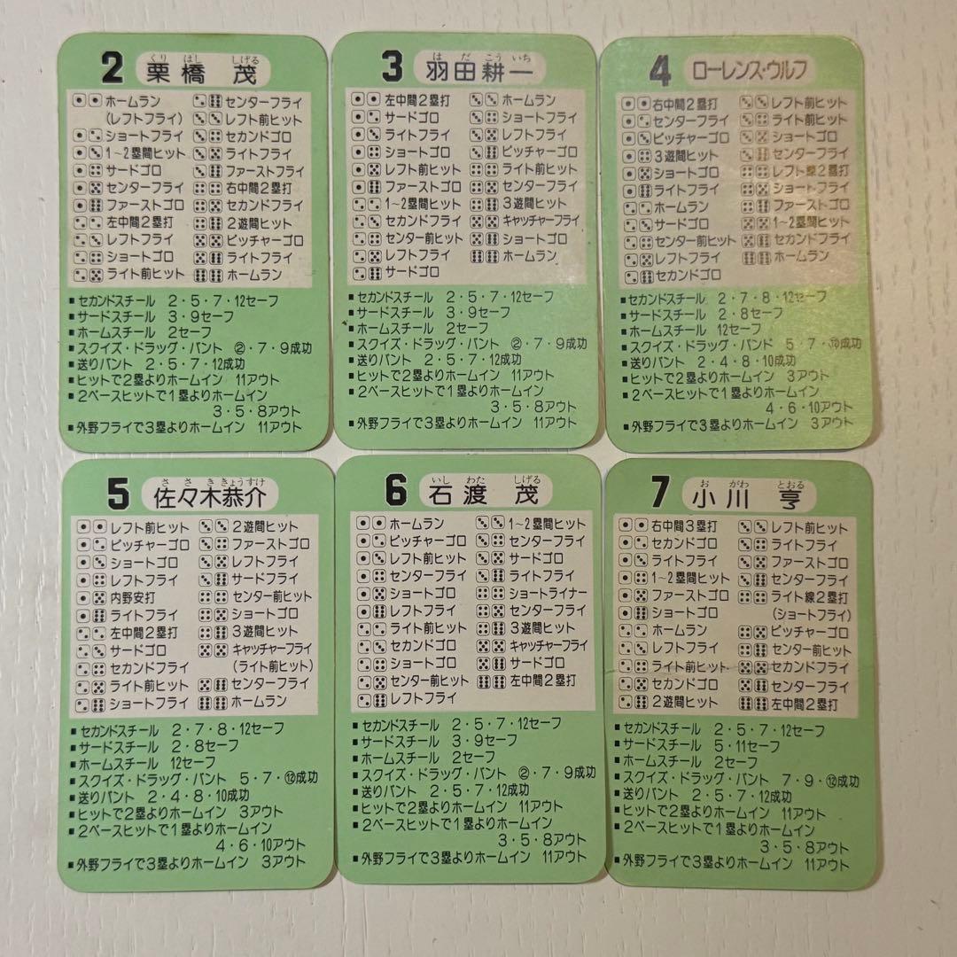 近鉄バファローズ57年 タカラ野球カード30枚セット #金村義明 #鈴木啓示