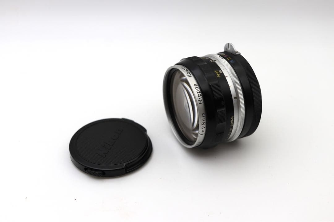 ☆ジャンク【ニコン】 F 富士山マーク + NIKKOR-H 28mm F3.5